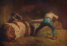 The Wood-Sawyers 1850-1852, (c1915). Artist: Jean Francois Millet