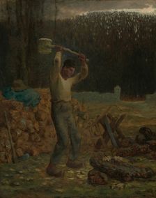 The Woodchopper, 1858/66. Creator: Jean Francois Millet