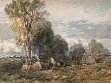 The Woodcutter 1858. Artist: David Cox the elder