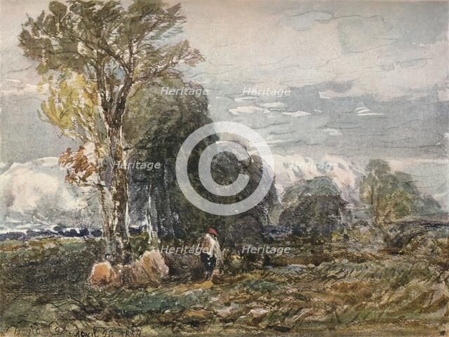 'The Woodcutter', 1858. Artist: David Cox the elder.