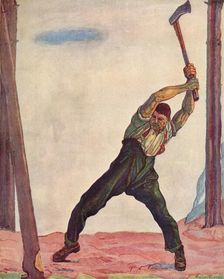 The Woodcutter 1910. Artist: Ferdinand Hodler