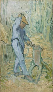 The Woodcutter (after Millet) , 1890. Creator: Gogh, Vincent, van (1853-1890)
