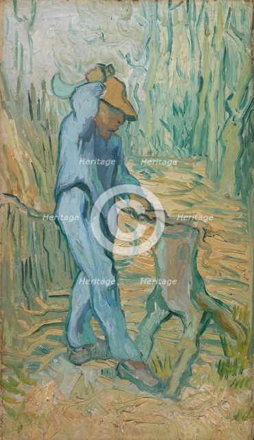 The Woodcutter (after Millet) , 1890. Creator: Gogh, Vincent, van (1853-1890).