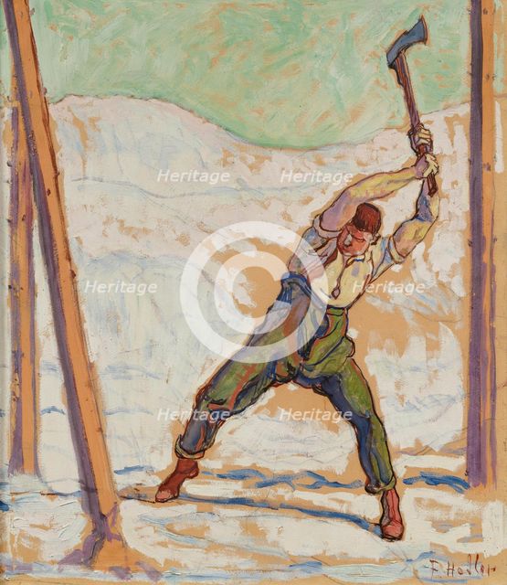 The Woodcutter, c1910. Creator: Ferdinand Hodler.