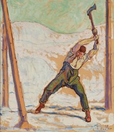 The Woodcutter, c1910. Creator: Ferdinand Hodler