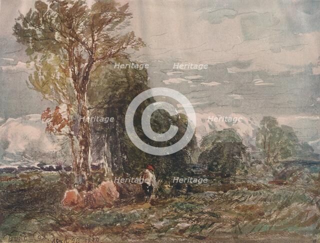 The Woodcutter, c19th century, (1911). Artist: David Cox the elder