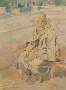 The woodcutter from Magura, 1916. Creator: Adolf Kaspar