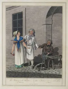 The woodcutter, the wood merchant and the merchant's daughter in Vienna. (Vienna..., 1804-1812. Creator: Opiz, Georg Emanuel (1775-1841)