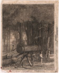 The Woodcutters, 1860. Creator: Gustave Courbet