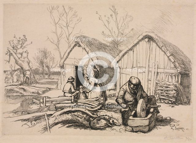 The Woodcutter’s House (Vendée) , 1915. Creator: Auguste Louis Lepère (French, 1849-1918).