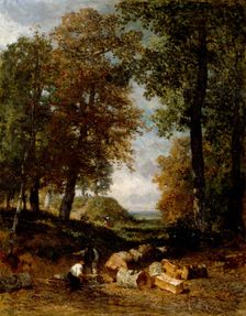 The Woodcutters, late 1840s. Creator: Constant Troyon