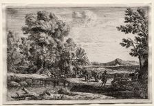 The Wooden Bridge. Creator: Claude Lorrain (French, 1604-1682)