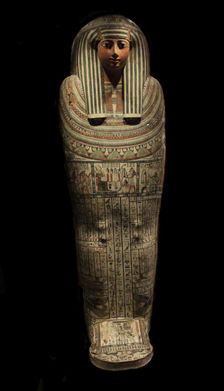 The wooden coffin of Pensenhor
