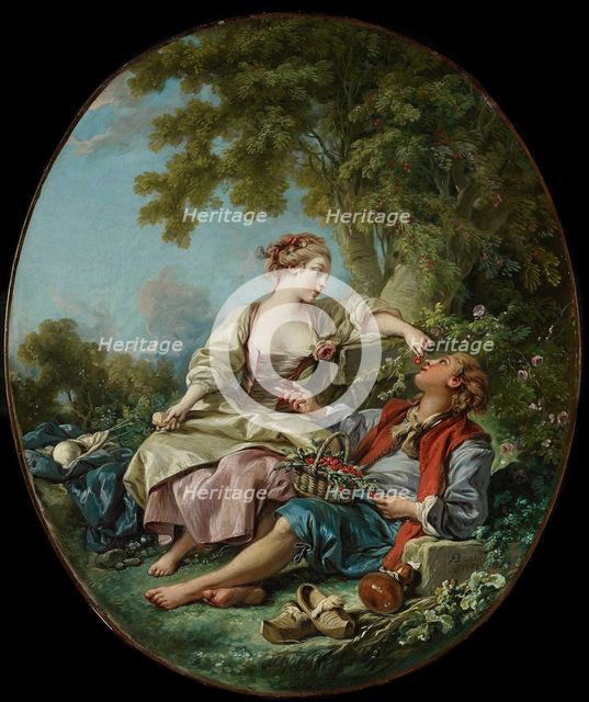 The Wooden Shoes (Les Sabots), 1768. Artist: Boucher, François (1703-1770)