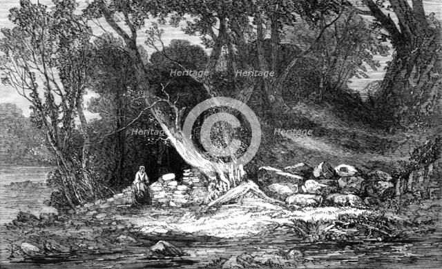 "The Woodland Glade", by G. Chester, from the Royal Academy Exhibition, 1861. Creator: Unknown.