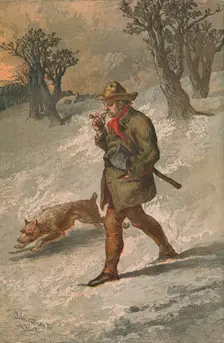The Woodman and His Dog 1862. Creator: Sir John Gilbert