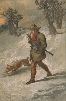 The Woodman and His Dog 1862. Creator: Sir John Gilbert