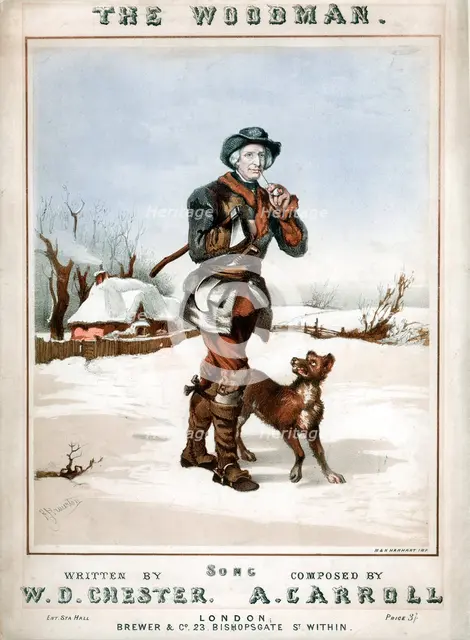 The Woodman, c late 19th century. Artist: M & N Hanhart