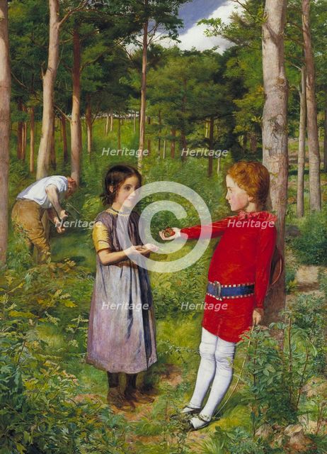 'The Woodman's Daughter', 1851. Artist: John Everett Millais