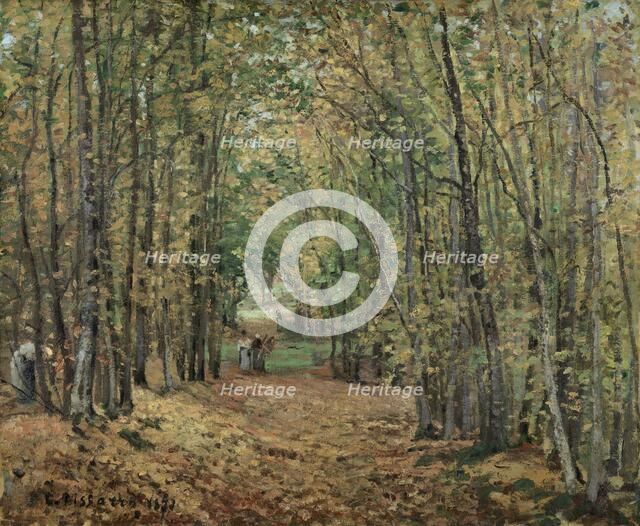 The Woods at Marly, 1871. Creator: Camille Pissarro.