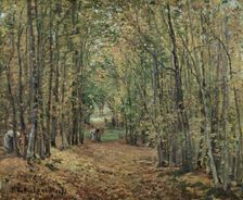 The Woods at Marly, 1871. Creator: Camille Pissarro