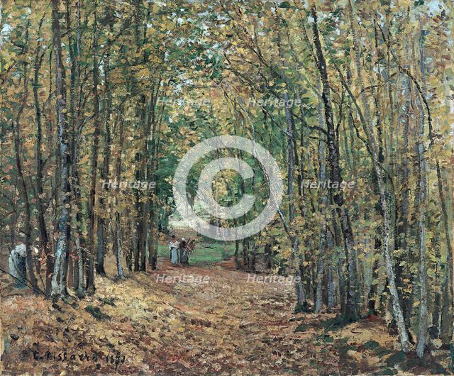 The Woods at Marly, 1871. Artist: Pissarro, Camille (1830-1903)