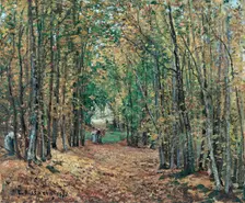 The Woods at Marly, 1871. Artist: Pissarro, Camille (1830-1903)