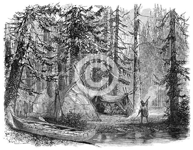 The Woods before the Emigrant, 1900. Artist: Unknown