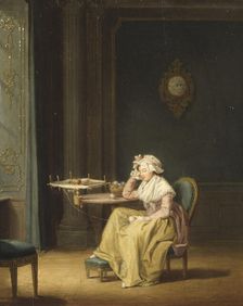 The Wool Winder, mid-18th-early 19th century. Creator: Per Hillestrom