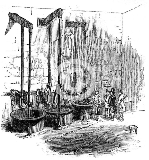 'The Woolwich blowing machine', 1886. Artist: Unknown