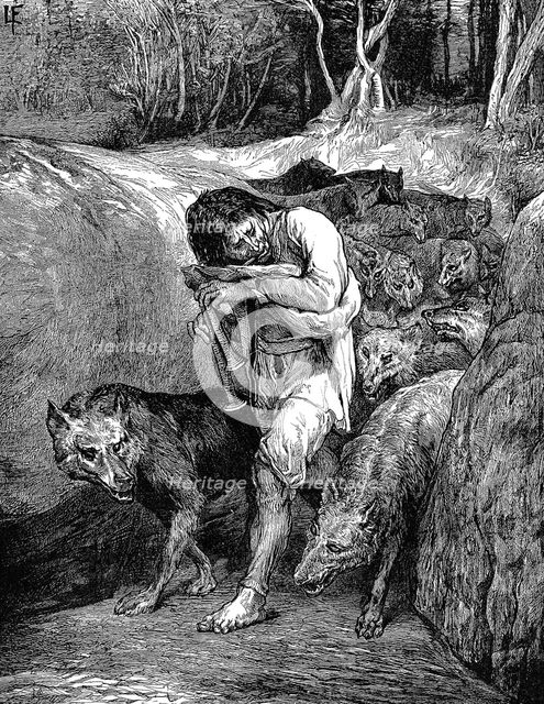 'The Wolf-Charmer', 1881. Artist: John Le Farge