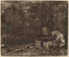 The Wolf and the Well, probably c. 1645/1656. Creator: Allart van Everdingen