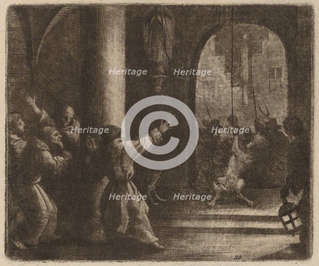 The Wolf and the Convent Bell, probably c. 1645/1656. Creator: Allart van Everdingen.