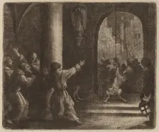 The Wolf and the Convent Bell, probably c. 1645/1656. Creator: Allart van Everdingen