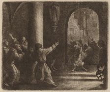 The Wolf and the Convent Bell, probably c. 1645/1656. Creator: Allart van Everdingen