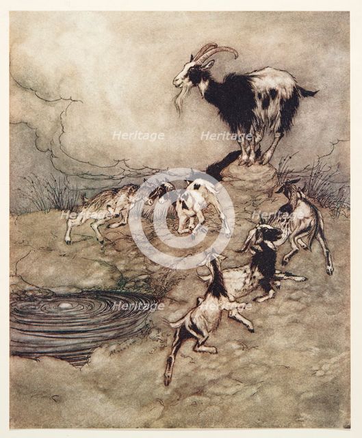 The Wolf and the Seven Kids, 1909. 