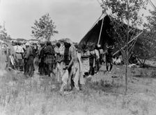 The Wolf, animal dance-Cheyenne, c1927. Creator: Edward Sheriff Curtis