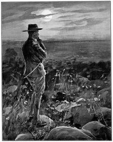 The Wolf that Never Sleeps 1899-1900. Creator: Anon