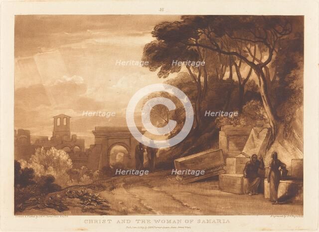 The Woman of Samaria, published 1819. Creator: JMW Turner.