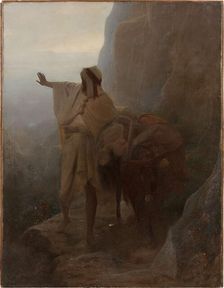 The woman of the Levite Ephraim. Creator: Sellier, Charles (1830-1882)