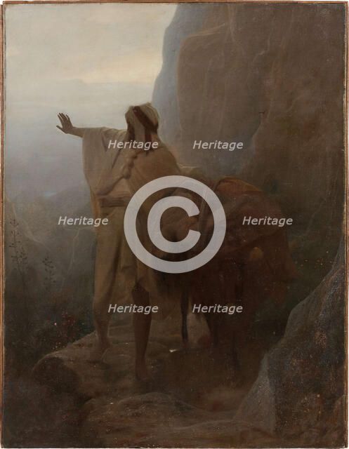 The woman of the Levite Ephraim. Creator: Sellier, Charles (1830-1882).