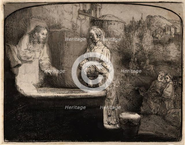 The Woman at the Well, 1698. Creator: Unknown.