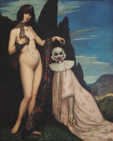 The Woman and the Puppet (La mujer y el pelele), 1909. Creator: Zárraga y Argüelles, Ángel (1886-1946)