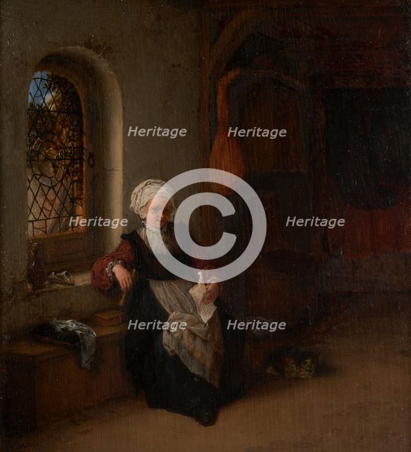 The woman has the letter, between 1630 and 1685. Creator: Adriaen van Ostade.