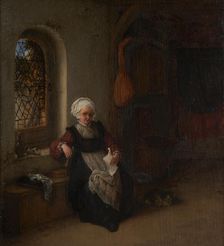 The woman has the letter, between 1630 and 1685. Creator: Adriaen van Ostade