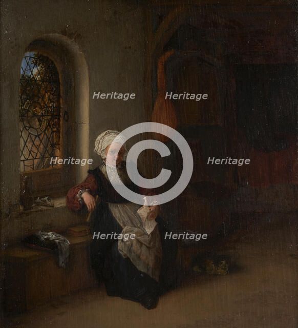 The woman has the letter, between 1630 and 1685. Creator: Adriaen van Ostade.