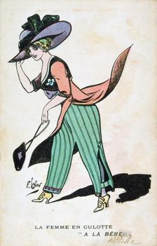 The Woman in Breeches 20th century. Artist: Francois Lafon