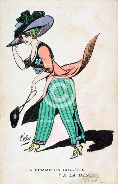 'The Woman in Breeches', 20th century. Artist: Francois Lafon