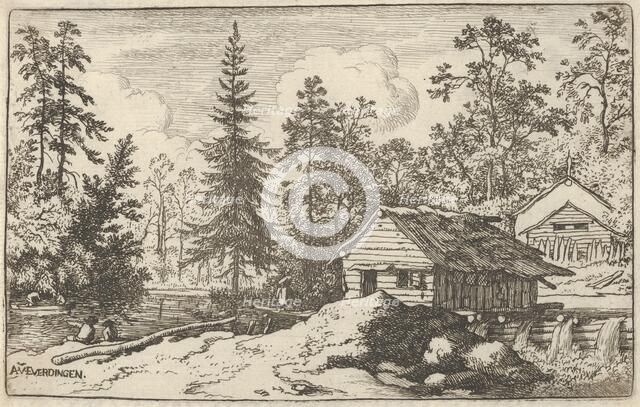 The Woman Looking Towards the Boat, 17th century. Creator: Allart van Everdingen.