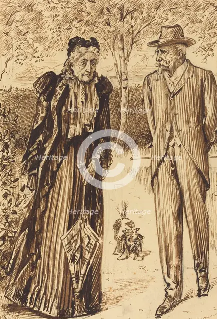 The Woman That Was. Creator: George du Maurier.